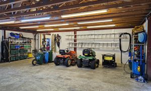 Extensive car parking